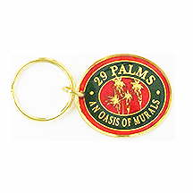 Red Oasis of Murals key chain