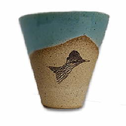 Roadrunner shot glass