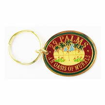 Full color Oasis of Murals key chain
