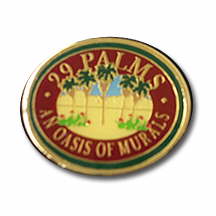Oasis of Mural lapel pin