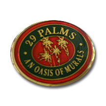 29 Palms Mural Lapel Pin