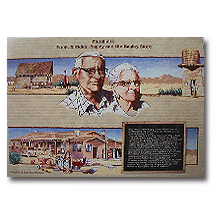 Oasis of Murals Postcard #10 Bagley days
