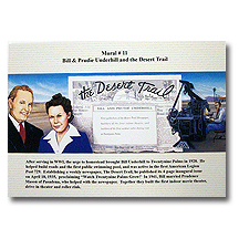 Murtal postcard #11 Bill and Purdie Underhill and The Desert Trail