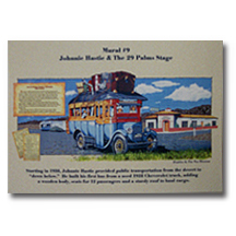 Oasis of Murals #9 Johnnie Hastie and The 29 Palms stage