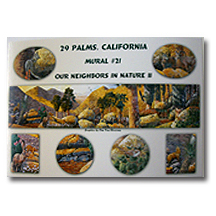 postcard-mural #21 Our neighbors in nature II